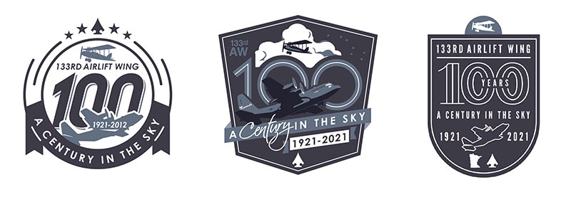 133rd Airlift Wing 100 Year Logo