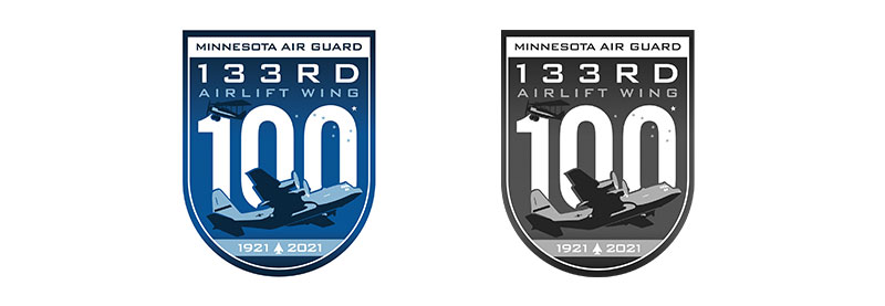133rd Airlift Wing 100 Year Logo